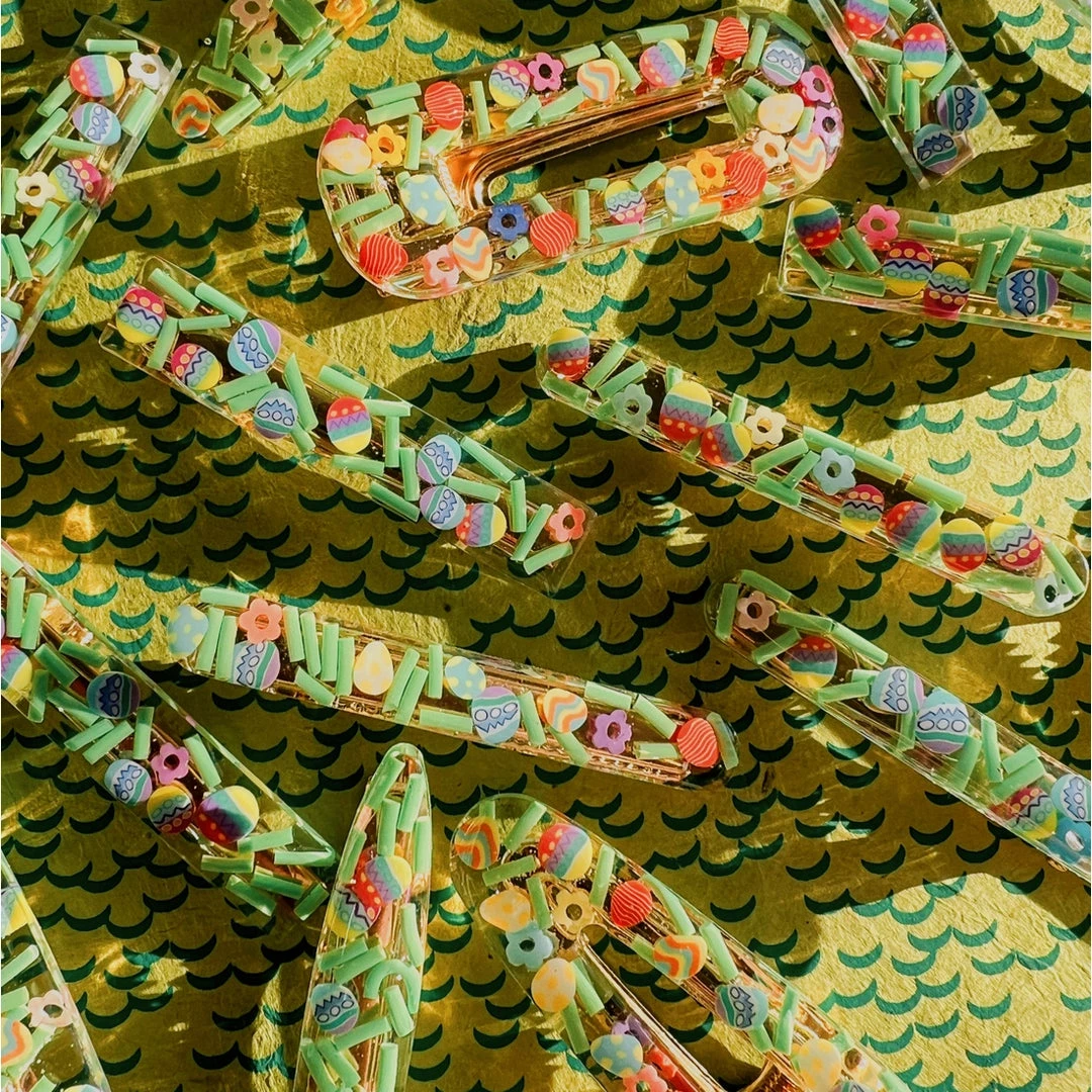 Lucinda's Easter Egg Hunt Hair Clip-Usagi 4 Lucinda's Easter Egg Hunt Hair Clip-Usagi