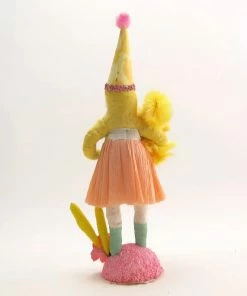 Lucinda's New Easter Girl With Fluffy Chick Figure