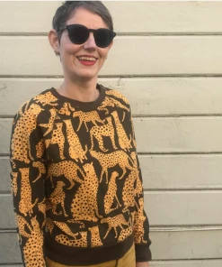 Lucinda's Cheetah Sweatshirt New