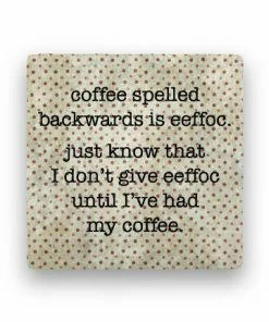 Lucinda's Wichita Gifts Eeffoc Coaster