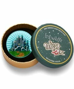 Lucinda's Emerald City Brooch By Erstwilder