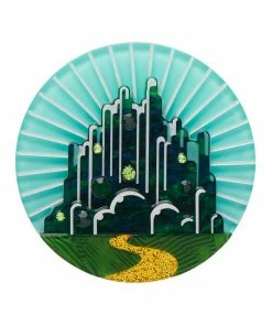 Lucinda's Emerald City Brooch By Erstwilder