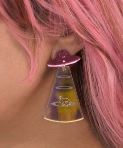 Lucinda's Cat From Meow-ter Space Earrings New