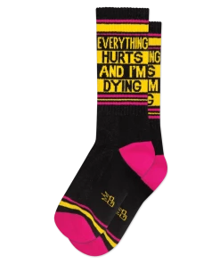 Lucinda's Wichita Gifts Everything Hurts Socks