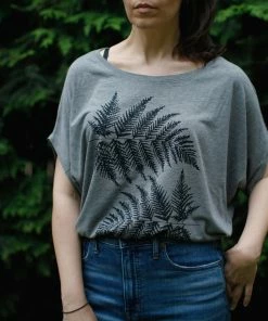 Lucinda's Fern Leaves Bamboo Tee