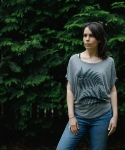 Lucinda's Fern Leaves Bamboo Tee