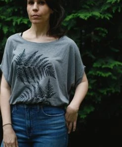 Lucinda's Fern Leaves Bamboo Tee