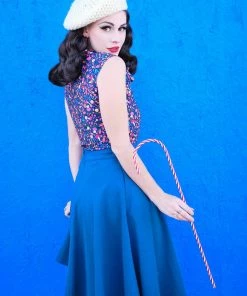 Lucinda's New Festive Fungi Tie Top