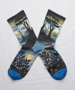 Lucinda's New Riverboat & Fireflies Socks