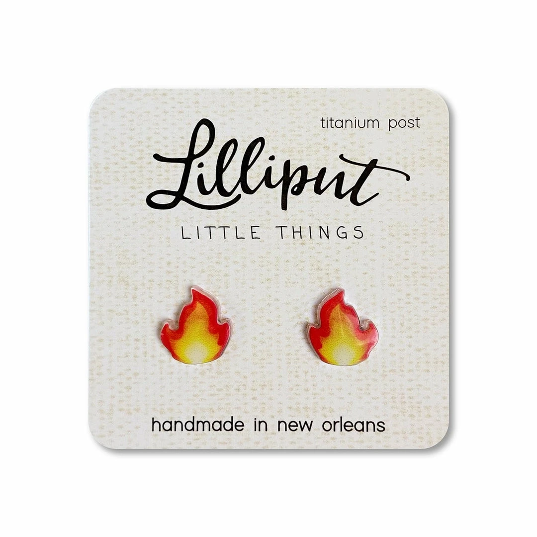 Lucinda's Flame Emoji Earrings 3 Lucinda's Flame Emoji Earrings