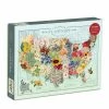 Lucinda's USA State Flower 1000 Pc Puzzle New