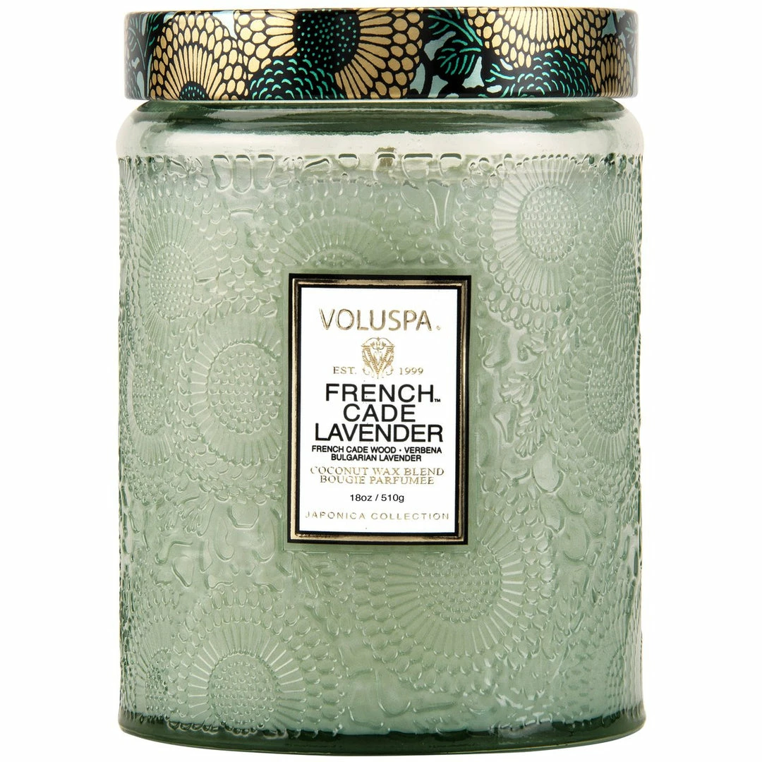 Lucinda's French Cade Lavender Large Jar Candle New 3 Lucinda's French Cade Lavender Large Jar Candle New