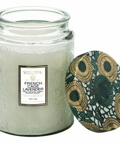 Lucinda's French Cade Lavender Large Jar Candle New