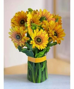 Lucinda's Sunflowers Pop Up Bouquet Card