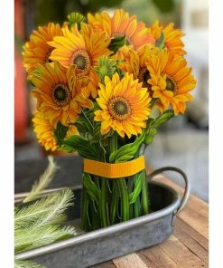 Lucinda's Sunflowers Pop Up Bouquet Card