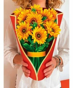 Lucinda's Sunflowers Pop Up Bouquet Card