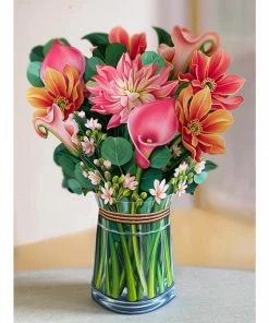 Lucinda's New Dear Dahlia Pop Up Bouquet Card