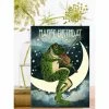Lucinda's Moon Frog Birthday Card