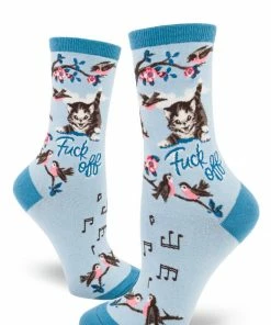 Lucinda's F*ck Off Kitty Socks