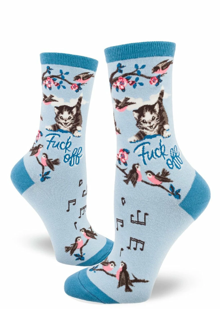 Lucinda's F*ck Off Kitty Socks 3 Lucinda's F*ck Off Kitty Socks