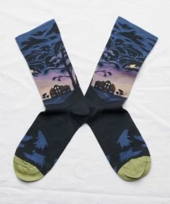 Lucinda's Ghost House Socks New