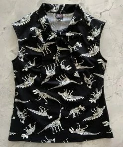 Lucinda's Glow In The Dark Fossils Bow Top New