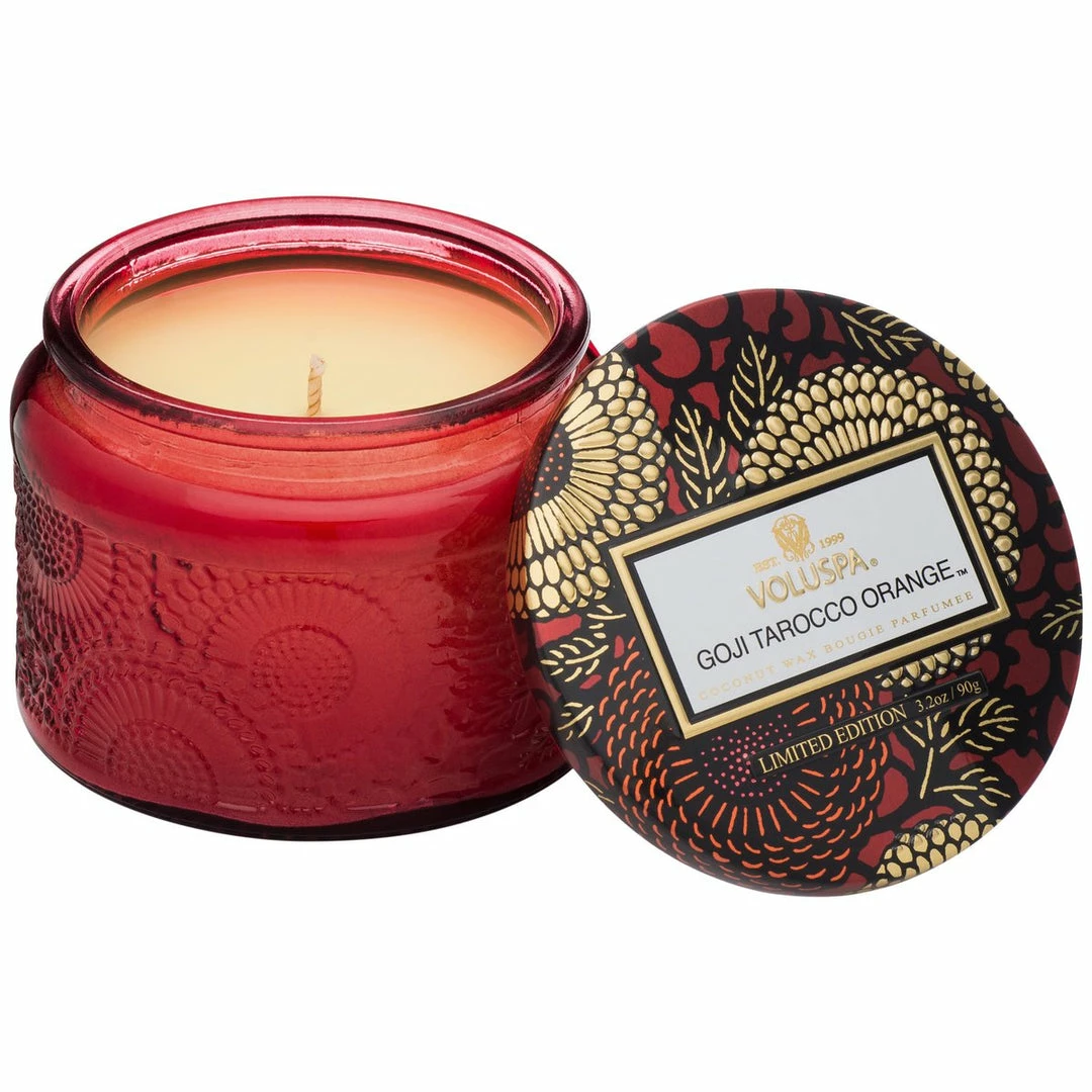 Lucinda's Goji Tarocco Orange Petite Jar Candle New 3 Lucinda's Goji Tarocco Orange Petite Jar Candle New