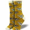 Lucinda's Golden Moth Bamboo Socks New 2 Lucinda's Golden Moth Bamboo Socks New