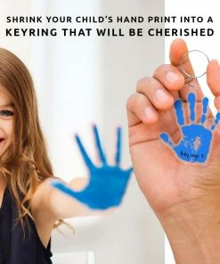 Lucinda's Hand Print Shrink Key Chain Kit New