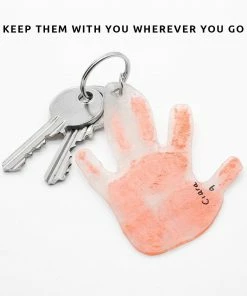 Lucinda's Hand Print Shrink Key Chain Kit New
