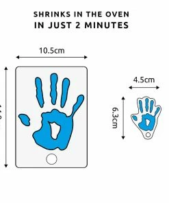 Lucinda's Hand Print Shrink Key Chain Kit New