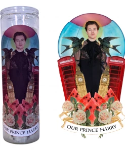 Lucinda's Prince Harry Prayer Candle New