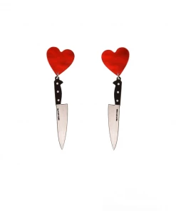 Lucinda's New I Heart Knives Earrings