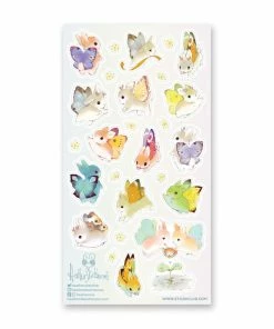 Lucinda's Bunnerflies Stickers