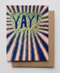 Lucinda's New Holographic Yay Card