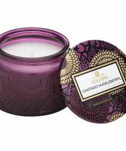 Lucinda's Santiago Huckleberry Petite Jar Candle New