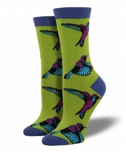 Lucinda's Hummingbird Bamboo Socks New