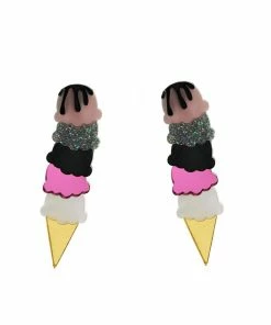 Lucinda's New Ice Cream Cone Earrings