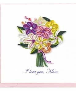 Lucinda's Mother's Day Bouquet Quilling Card New