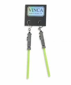 Lucinda's Green Like Saber Earring New