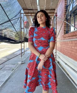 Lucinda's Mouths Puff Top By Nooworks