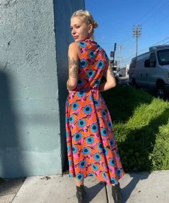 Lucinda's New Psychedelic Eyes Dahlia Dress By Nooworks