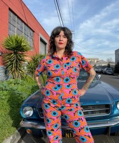 Lucinda's Official Shop 17 Lucinda's New Coveralls Psychedelic Eyes By Nooworks