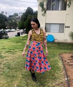 Lucinda's New Psychedelic Eyes Francis Skirt By Nooworks