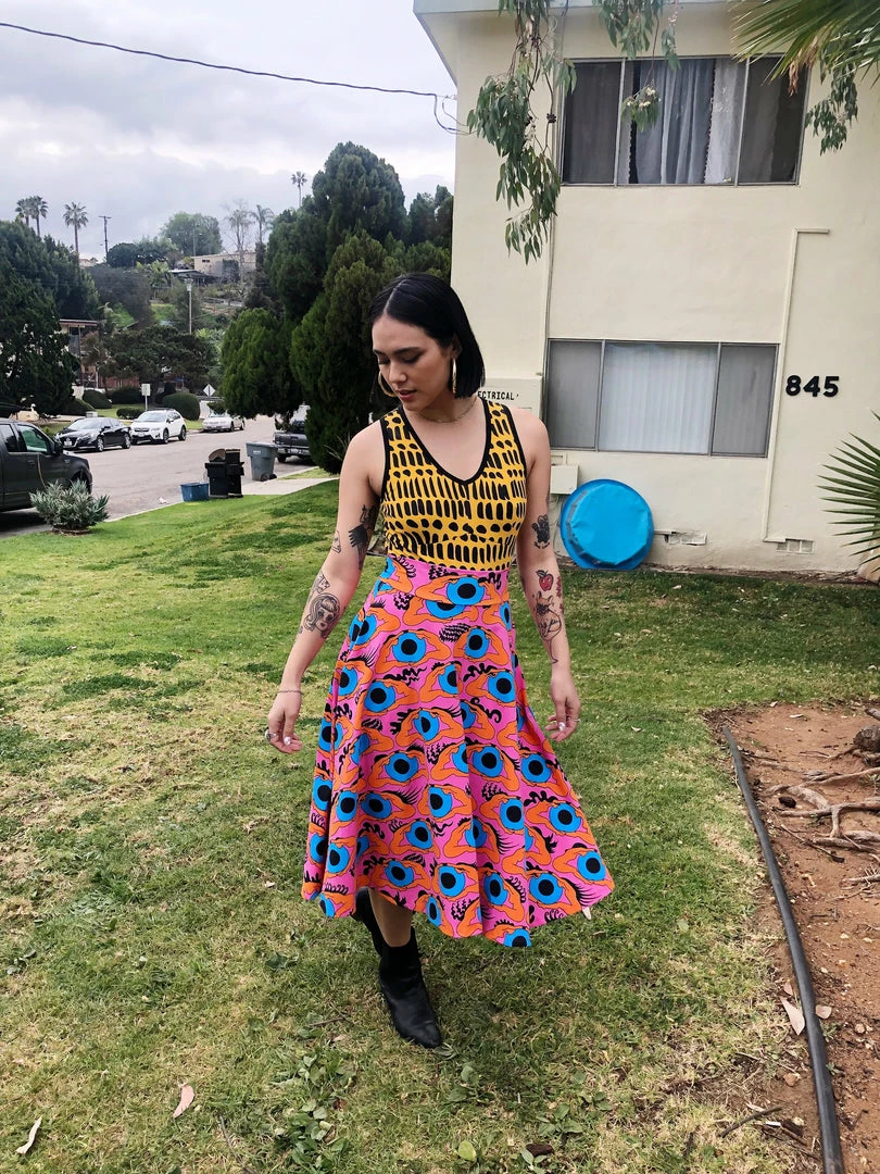 Lucinda's New Psychedelic Eyes Francis Skirt By Nooworks 3 Lucinda's New Psychedelic Eyes Francis Skirt By Nooworks