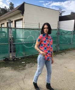 Lucinda's Psychedelic Eyes Joyce Top By Nooworks