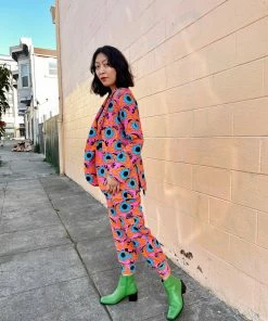 Lucinda's Psychedelic Eyes Blazer By Nooworks New