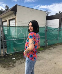 Lucinda's Psychedelic Eyes Joyce Top By Nooworks