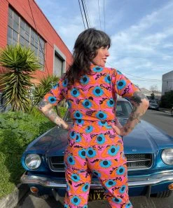 Lucinda's New Coveralls Psychedelic Eyes By Nooworks