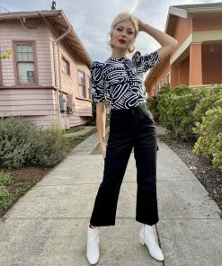 Lucinda's New Nooworks Puff Sleeve Top By Nooworks